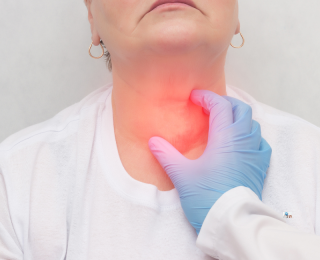 thyroid check by doctor